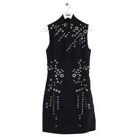 Thierry Mugler Wollkleid Schwarz