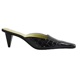 Autre Marque-Leather heels-Black