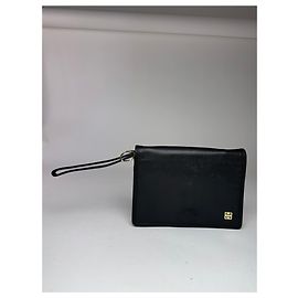 Vintage  Givenchy Leather Clutch black Black