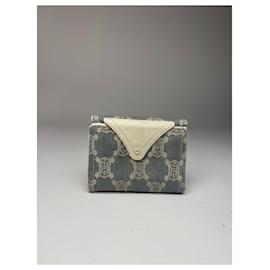 Céline-CELINE Wallets T.  Leather-White