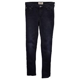 Jeans en denim slim-fit Acne Studios en coton bleu marine Bleu Marine