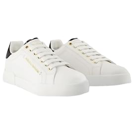Dolce & Gabbana-Sneakers - Dolce&Gabbana - Cotton - White-White