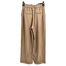 Peserico-PESERICO Trousers T.IT 42 Viscose-Brown