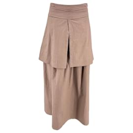Autre Marque-NON SIGNE / UNSIGNED Skirts T.International M Cotton-Brown
