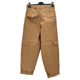 Lacoste-LACOSTE Trousers T.FR 34 Cotton-Brown