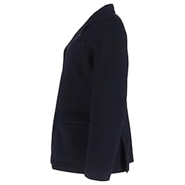 Loro Piana-Loro Piana Buttoned Jacket in Black Wool-Black