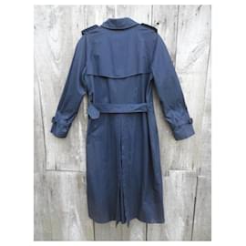 Burberry-Coats, Outerwear-Navy blue