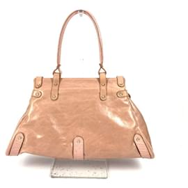 Fendi-Fendi Turnlock Shoulder Handbag Tote Bag-Pink