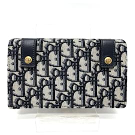 Christian Dior-Christian Dior Oblique Trotter Saddle Belt Pouch-Navy blue