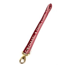 Chanel-Chanel 01P Logo Neck Strap Accessory-Pink