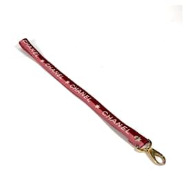 Chanel-Chanel 01P Logo Neck Strap Accessory-Pink