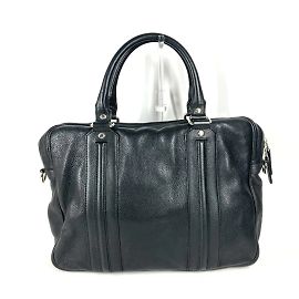 Gucci Black Leather Handbag Black