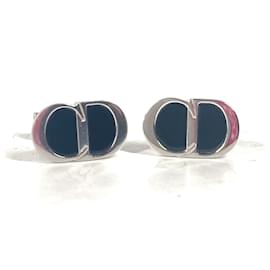 Christian Dior-Christian Dior Cufflinks-Black,Silvery
