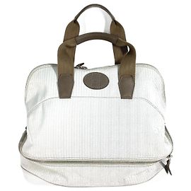 Hermès Bolsa de Golfe 40 Hermes Branco Bege Taupe