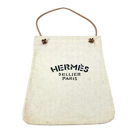 Bolsa de Ombro Aline GM da Hermès Branco Outro
