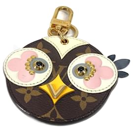 Louis Vuitton-Louis Vuitton Monogram Bird Lovely Bag Charm-Brown,Pink