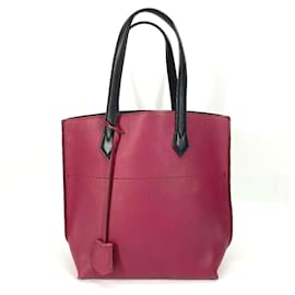 Fendi-Fendi Bicolor All-in-One Shopping Tote Bag-Black,Purple