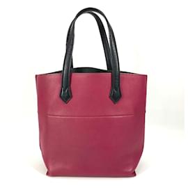 Fendi-Fendi Bicolor All-in-One Shopping Tote Bag-Black,Purple