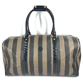 Fendi-Fendi Vintage Boston Bag-Black,Khaki
