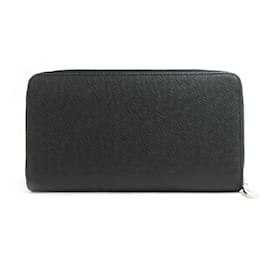 Louis Vuitton-Louis Vuitton Taiga Leather Long Wallet-Grey