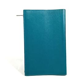 Hermès Hermes EA Zip PM Notebook Stationery Case Blue