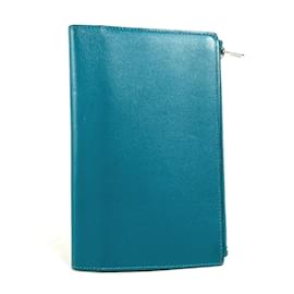 Hermès-Hermes EA Zip PM Notebook Stationery Case-Blue
