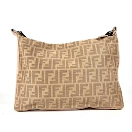 Fendi-Fendi Selleria Logo Zucca Bag-Beige