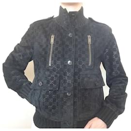 Gucci-Amazing Gucci Bomber Jacket-Black