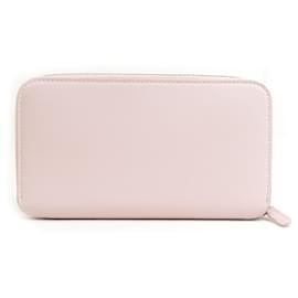Balenciaga-Balenciaga Light Pink Leather Long Wallet-Pink