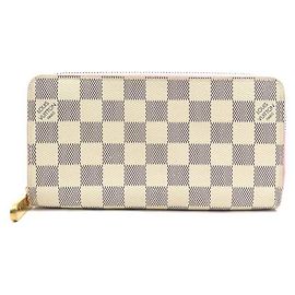 Cartera larga Damier Azur Louis Vuitton Rosa Azul