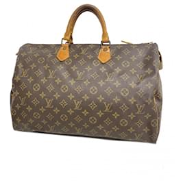 Louis Vuitton-Louis Vuitton Monogram Speedy 40 Handbag-Brown