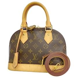 Louis Vuitton-Louis Vuitton Monogram Alma BB Handbag-Brown
