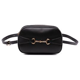 Céline Celine Schwarze Leder Crecy Gürteltasche Schwarz