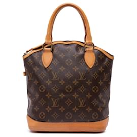 Louis Vuitton-Louis Vuitton Brown Monogram Lockit PM-Brown