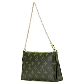 Louis Vuitton-Louis Vuitton Brown Monogram Pallas Clutch-Brown