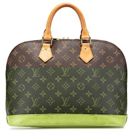 Louis Vuitton-Louis Vuitton Brown Monogram Alma PM-Brown