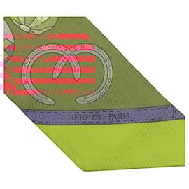 Hermès-Hermès Orange Jockey Equestrian Hat Silk Twilly Scarf-Other
