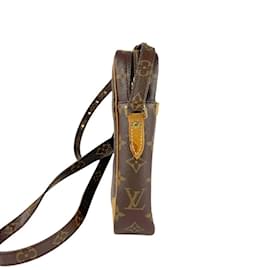 Louis Vuitton-Louis Vuitton Monogram Danube Shoulder Bag-Brown,Monogram