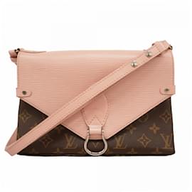 Louis Vuitton-Bolsa de Ombro Saint Michel em Epi Monogram Louis Vuitton-Rosa
