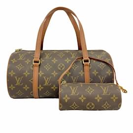 Louis Vuitton-Louis Vuitton Monogram Papillon 30 Handbag-Brown
