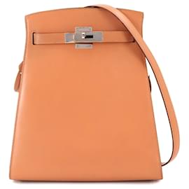 Hermès-Sac à épaule Hermes Kelly Sport MM-Beige