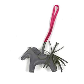Hermès-Hermes Horse Rodeo PM Bag Charm-Pink