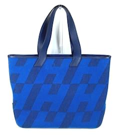 Hermès-Sac à main Hermes Ambier GM 40-Bleu