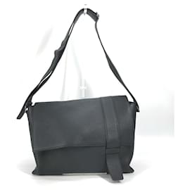 Hermès-Hermes Taurillon Clemence Messenger Bag-Black