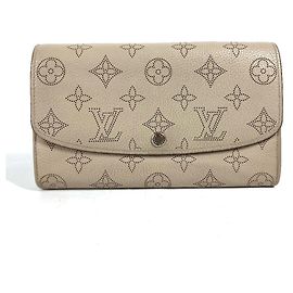 Carteira Longa Iris Mahina Louis Vuitton Bege Outro