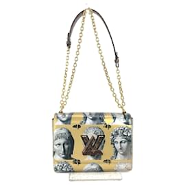 Louis Vuitton-Louis Vuitton Fornasetti Twist MM Bag-Golden