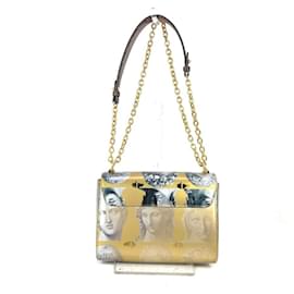 Louis Vuitton-Louis Vuitton Fornasetti Twist MM Bag-Golden