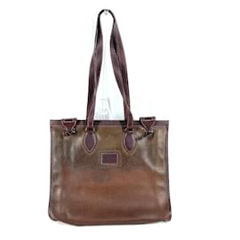 Hermès-Sac cabas à épaule Hermes Logo 35-Marron