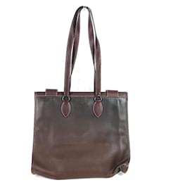 Hermès-Sac cabas à épaule Hermes Logo 35-Marron