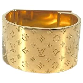 Louis Vuitton-Louis Vuitton Gold Scarf Ring-Golden